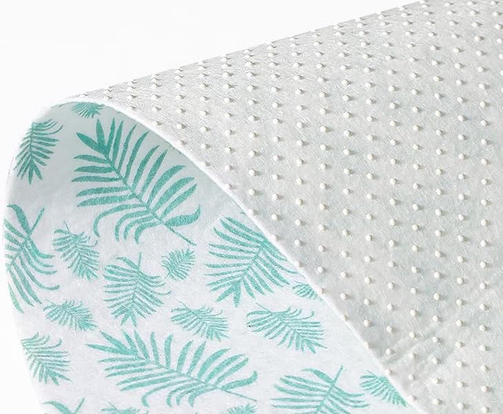 Non Slip Refrigerator Liners, 2-in-1 Fridge Mats and Fresh-Keeping Shelf Liners, Absorbs Excess Moisture, BPA-Free, Multiple Sizes for Glass Shelves Kitchen Cabinets Drawers, 6 Pack, 12" × 24"