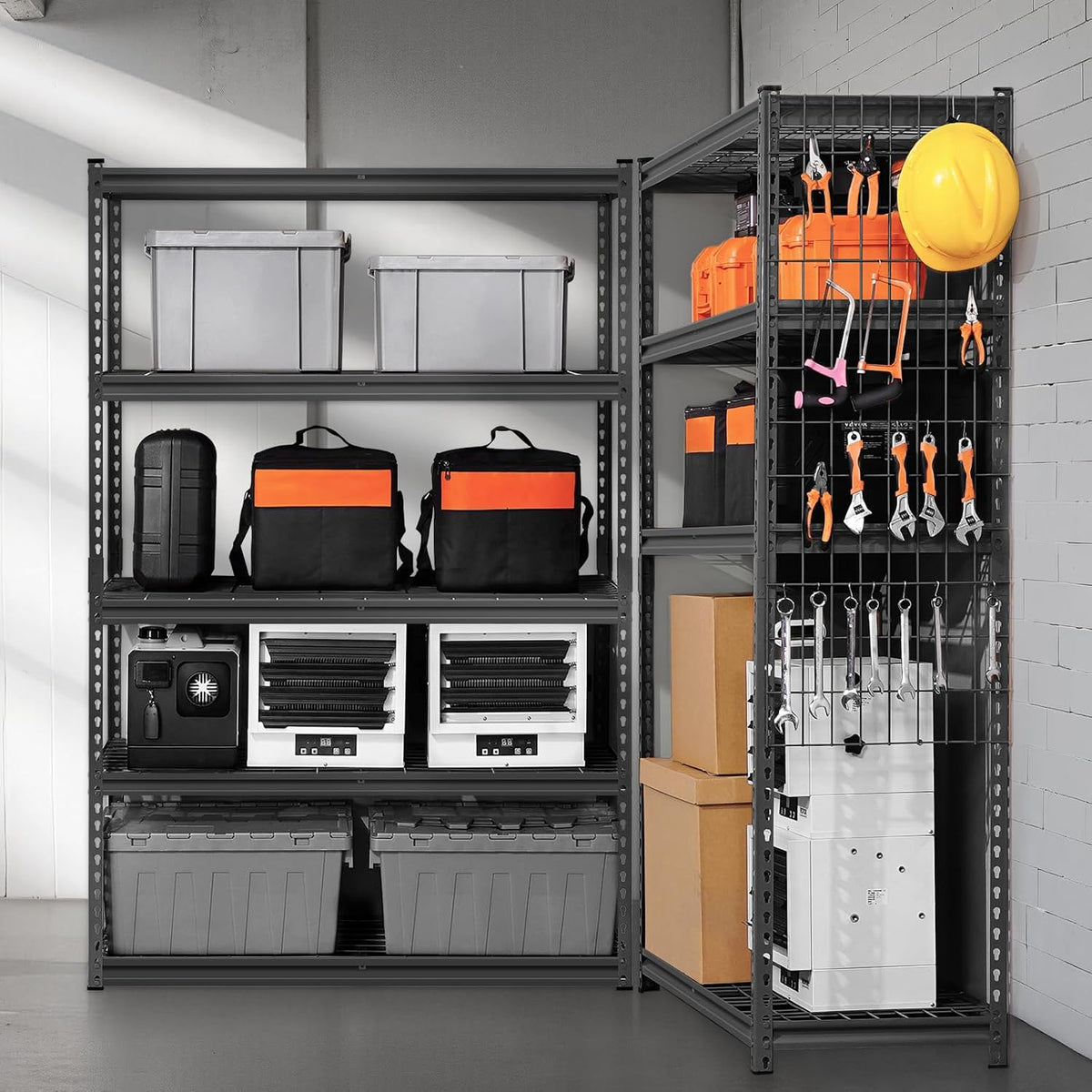 Storage Shelving Unit 5-Tier Adjustable 2000 lbs Capacity 60"x24"x78"