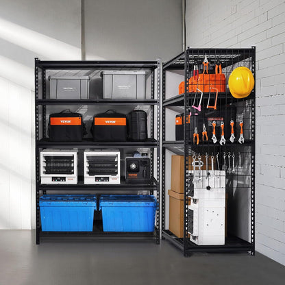 Storage Shelving Unit 5-Tier Adjustable 2000 lbs Capacity 60"x24"x78"