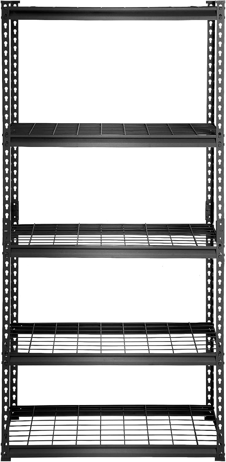 Storage Shelving Unit 5-Tier Adjustable 2000 lbs Capacity 60"x24"x78"