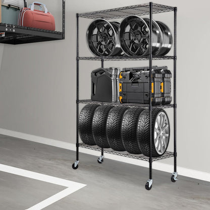 Storage Shelving Unit 5-Tier Adjustable 2000 lbs Capacity 60"x24"x78"