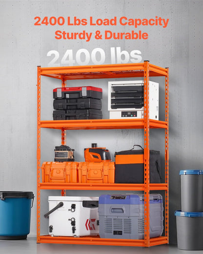 Storage Shelving Unit 5-Tier Adjustable 2000 lbs Capacity 60"x24"x78"