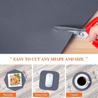 Non Adhesive, Washable Cabinet Liners for Shelves