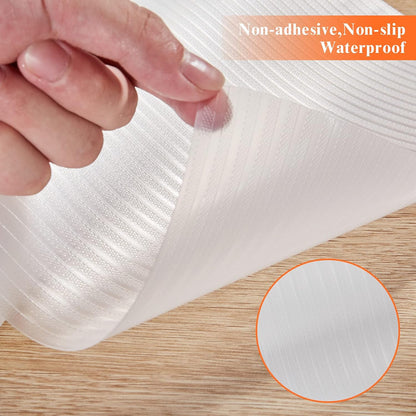 Non Adhesive, Washable Cabinet Liners for Shelves