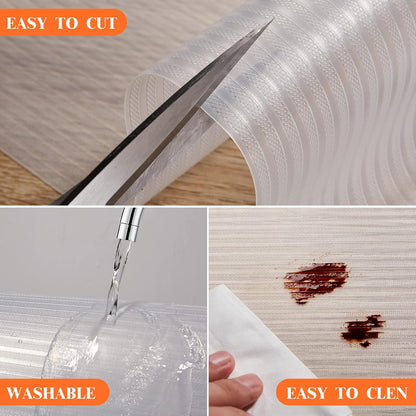 Non Adhesive, Washable Cabinet Liners for Shelves