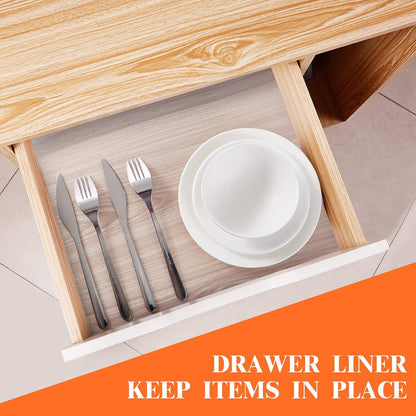 Non Adhesive, Washable Cabinet Liners for Shelves