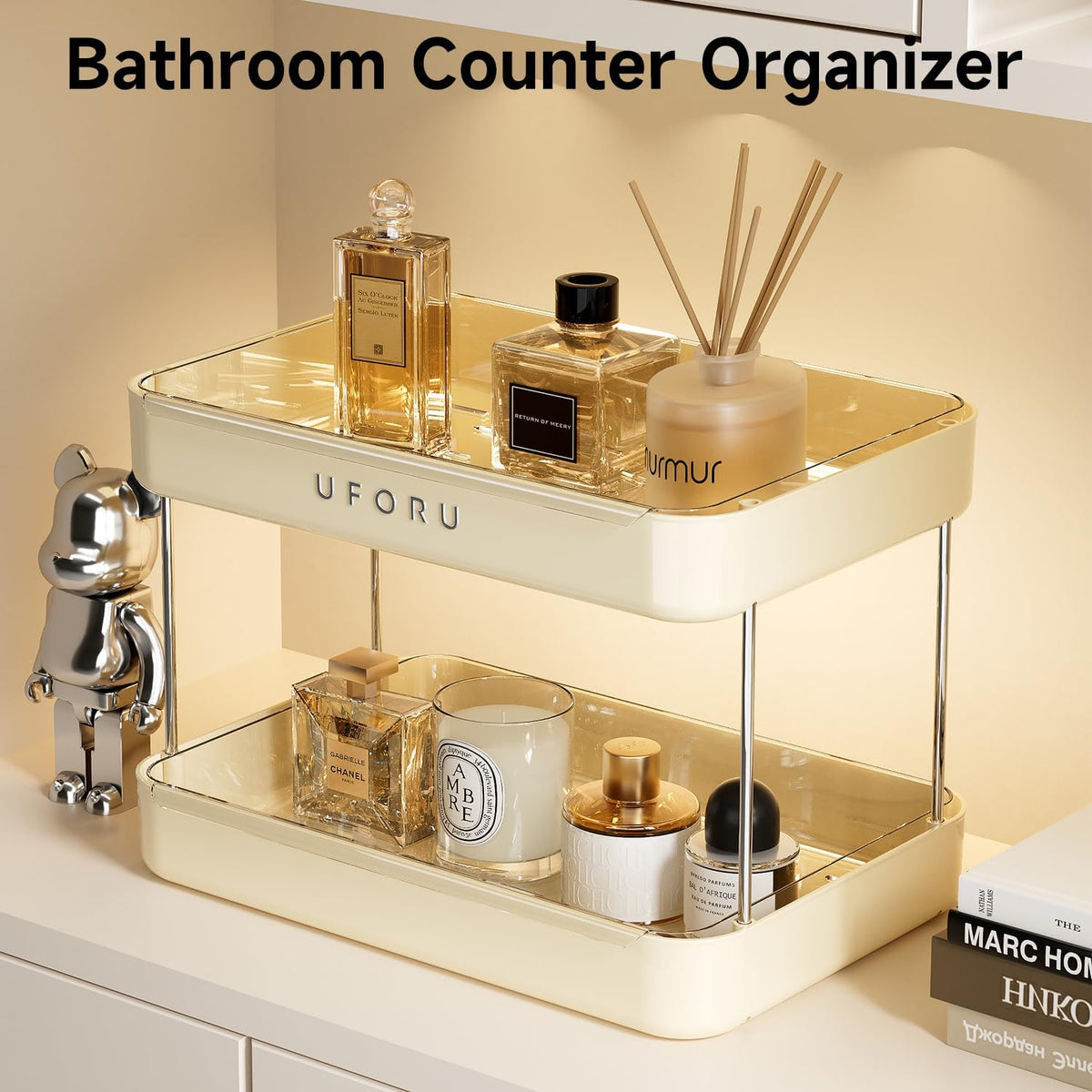 Countertop Coffee Station Organizer,Cup Rack,Mug & Wine Glass Holder