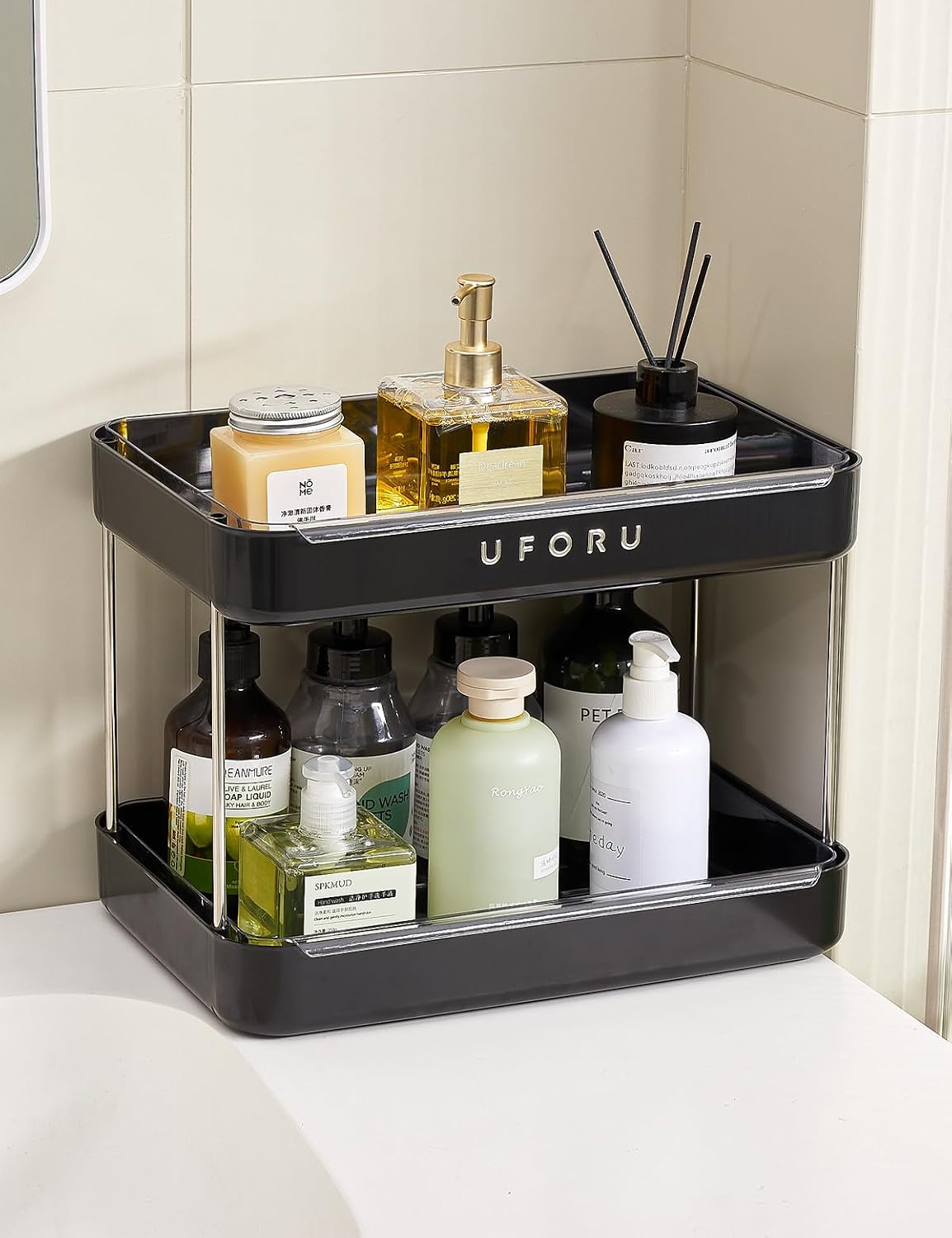 Countertop Coffee Station Organizer,Cup Rack,Mug & Wine Glass Holder