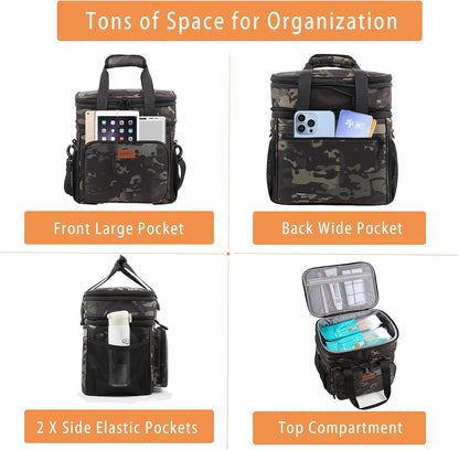 Expandable Lunch Box Insulated Leakproof Cooler Bag Work Outdoor