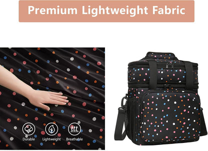 Expandable Lunch Box Insulated Leakproof Cooler Bag Work Outdoor