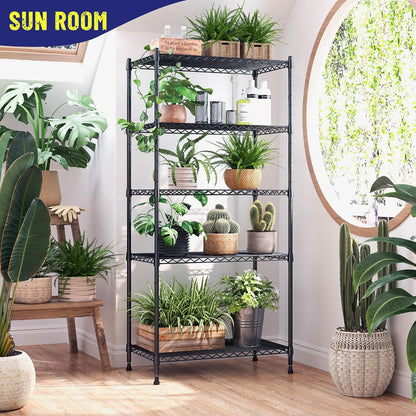 5-Tier 1010LBS Adjustable Narrow Storage Shelves, for Kitchen