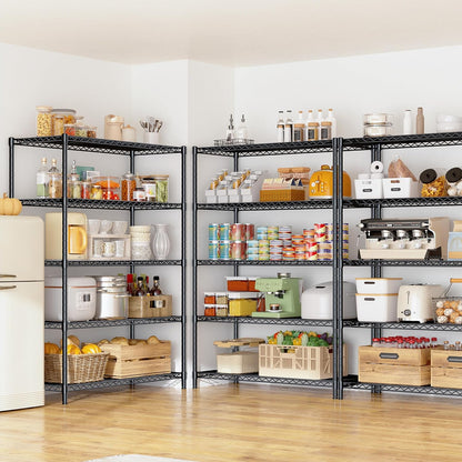 5-Tier 1010LBS Adjustable Narrow Storage Shelves, for Kitchen