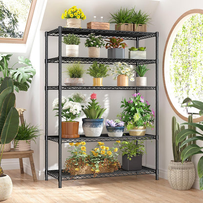 5-Tier 1010LBS Adjustable Narrow Storage Shelves, for Kitchen