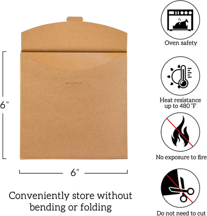200 Pcs Parchment Paper Sheets, 12 x 16 Inch, Precut Non-Stick Parchment Sheets for Baking, Cooking, Grilling, Air Fryer and Steaming - Unbleached, Fit for Half Sheet Pans