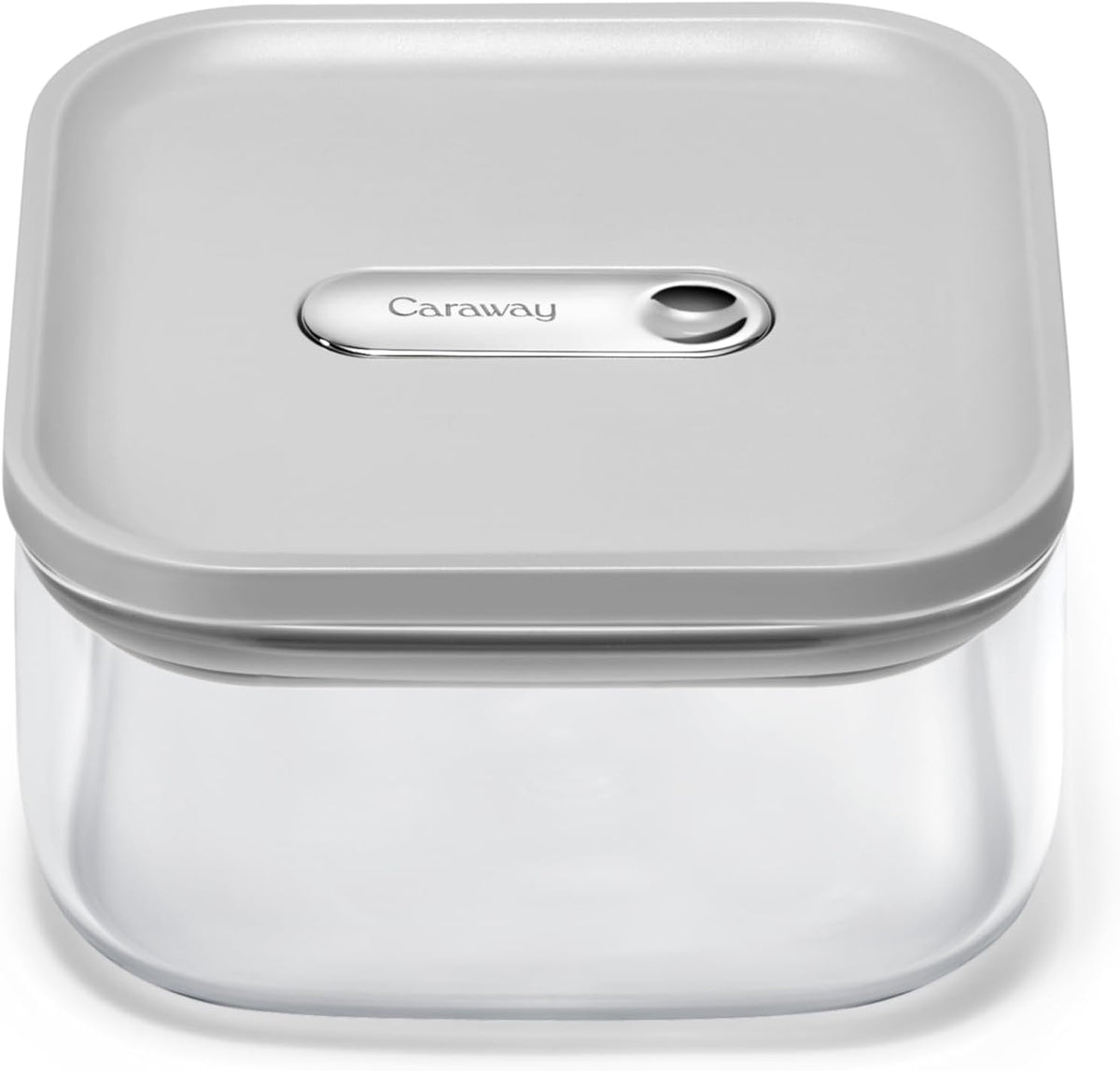 4 qt Glass Airtight Food Storage Container with Lid | Non-Toxic, BPA-Free Kitchen Storage Container, Stackable, Space-Saving Airtight Container for Dry Goods and More, Cream