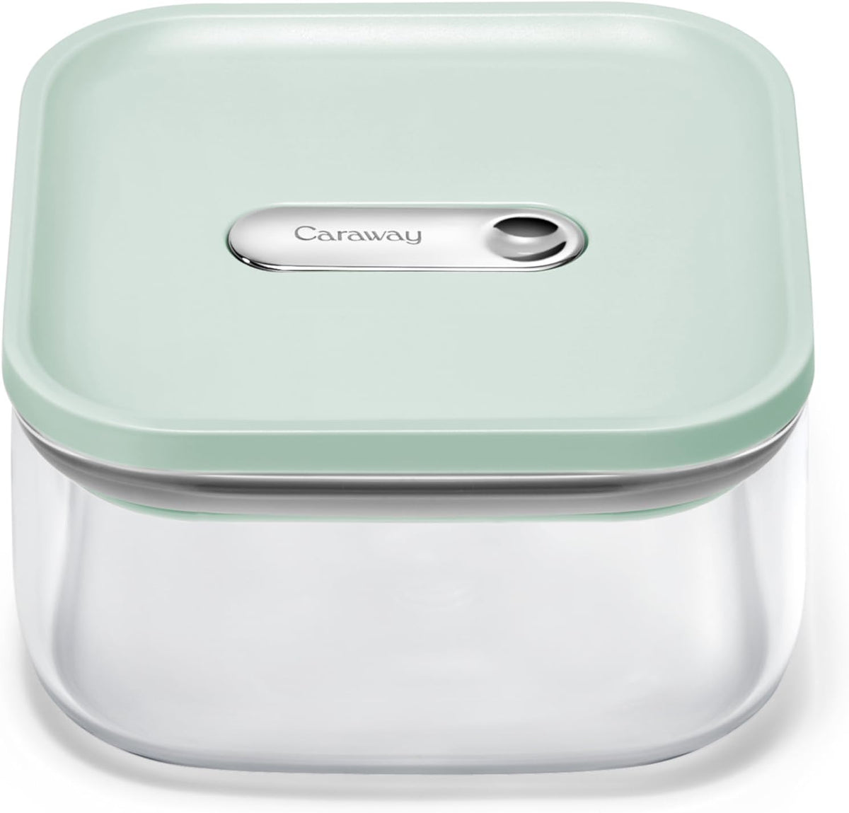 4 qt Glass Airtight Food Storage Container with Lid | Non-Toxic, BPA-Free Kitchen Storage Container, Stackable, Space-Saving Airtight Container for Dry Goods and More, Cream