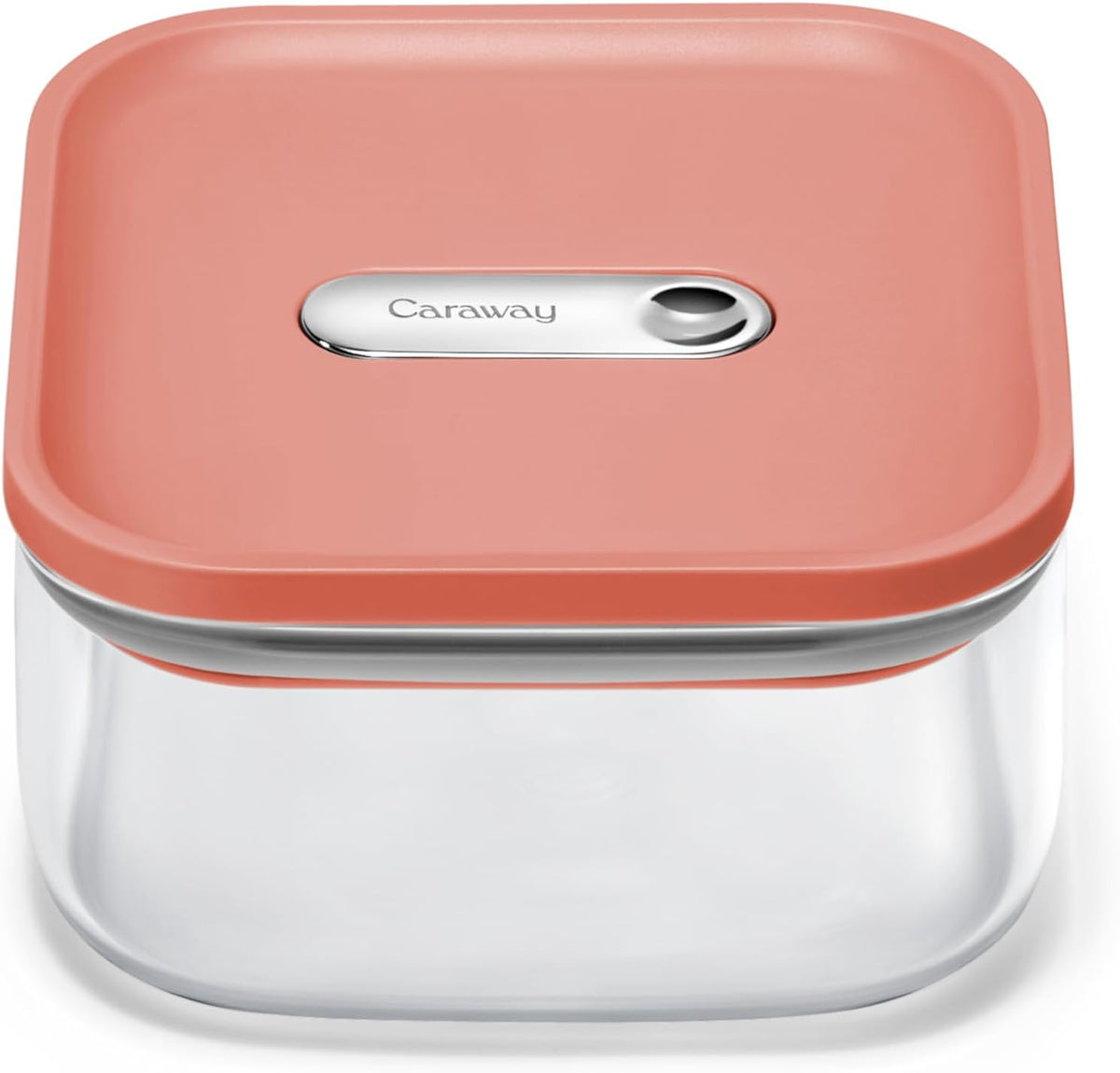 4 qt Glass Airtight Food Storage Container with Lid | Non-Toxic, BPA-Free Kitchen Storage Container, Stackable, Space-Saving Airtight Container for Dry Goods and More, Cream