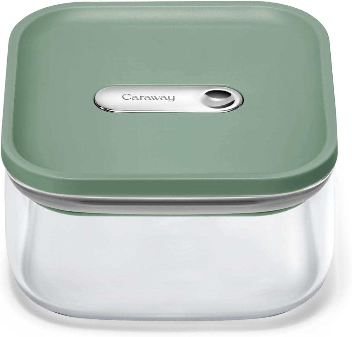 4 qt Glass Airtight Food Storage Container with Lid | Non-Toxic, BPA-Free Kitchen Storage Container, Stackable, Space-Saving Airtight Container for Dry Goods and More, Cream