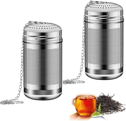 2pcs Tea Infuser, 304 Stainless Steel Tea Strainers for Loose Tea