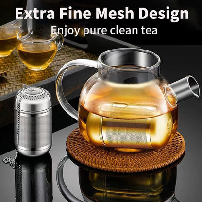 2pcs Tea Infuser, 304 Stainless Steel Tea Strainers for Loose Tea