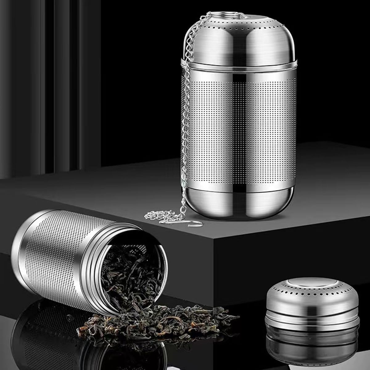 2pcs Tea Infuser, 304 Stainless Steel Tea Strainers for Loose Tea