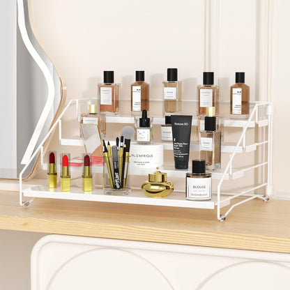 4 Tier Spice Rack for Cabinet, Spice Rack Organizer, Depth Adjustable Spice Holder for Countertop, Cupboard, Pantry, Seasoning Shelf, Metal, Black (1 Pack)