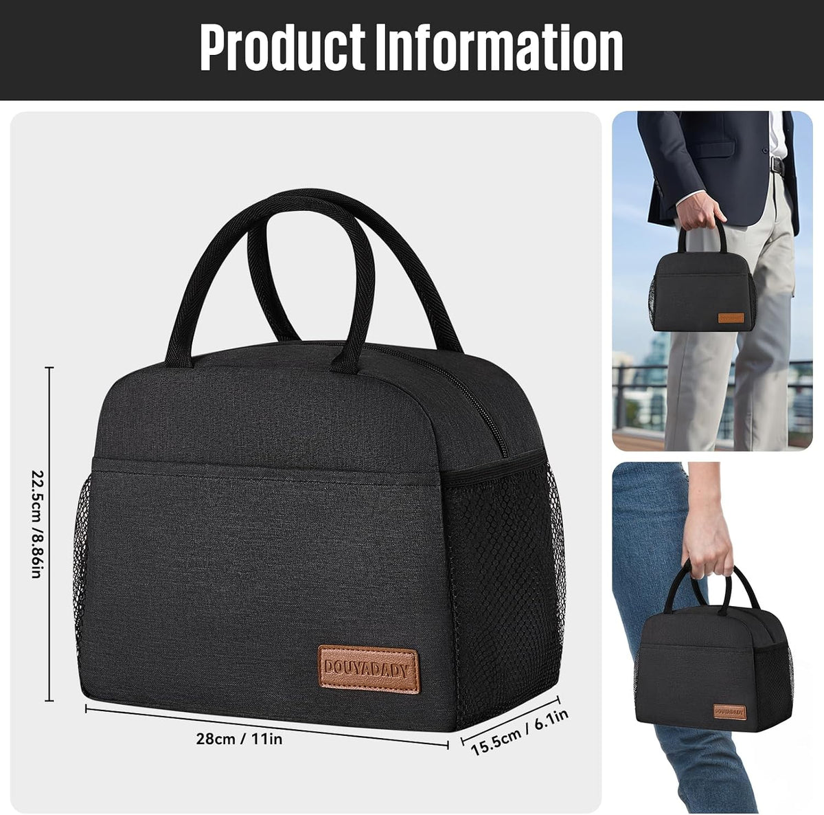 Lunch Bag&Box Women/Men Insulated&Reusable