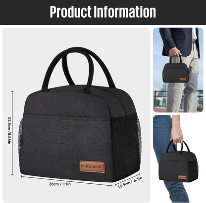 Lunch Bag&Box Women/Men Insulated&Reusable