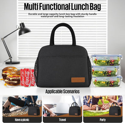 Lunch Bag&Box Women/Men Insulated&Reusable