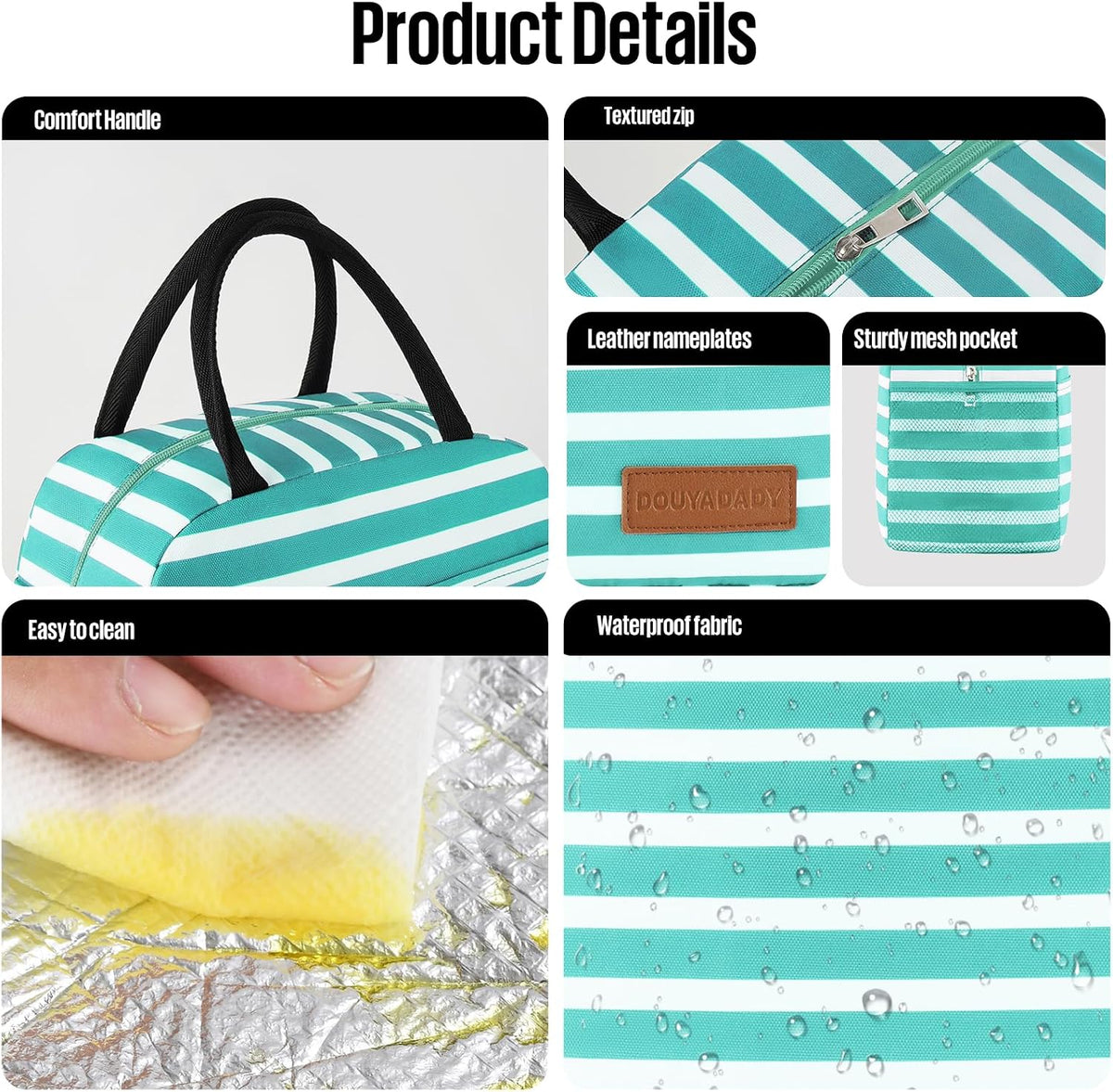 Lunch Bag&Box Women/Men Insulated&Reusable