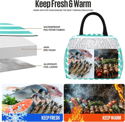 Lunch Bag&Box Women/Men Insulated&Reusable