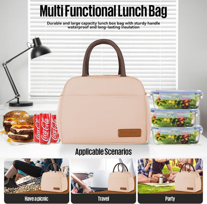 Lunch Bag&Box Women/Men Insulated&Reusable