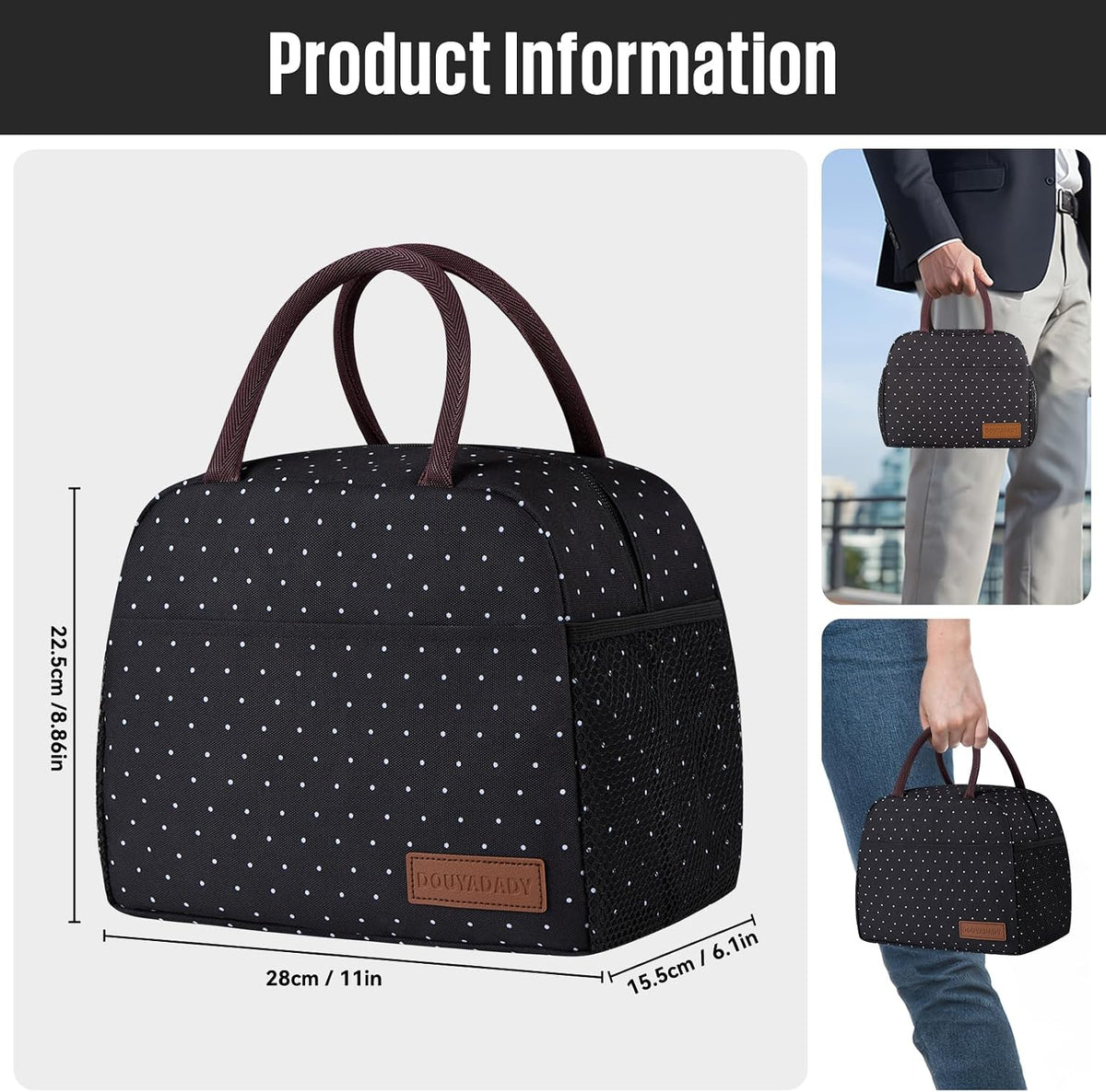 Lunch Bag&Box Women/Men Insulated&Reusable