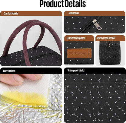 Lunch Bag&Box Women/Men Insulated&Reusable