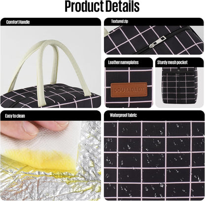Lunch Bag&Box Women/Men Insulated&Reusable