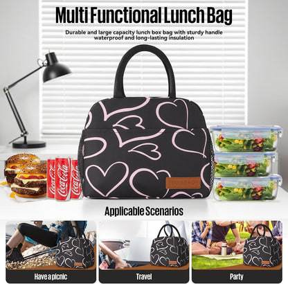 Lunch Bag&Box Women/Men Insulated&Reusable