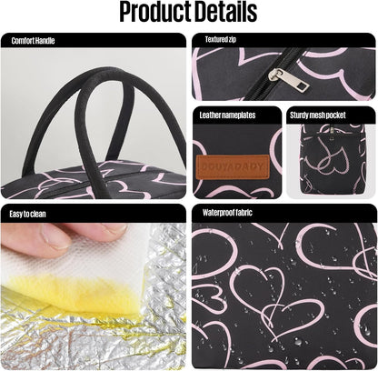 Lunch Bag&Box Women/Men Insulated&Reusable