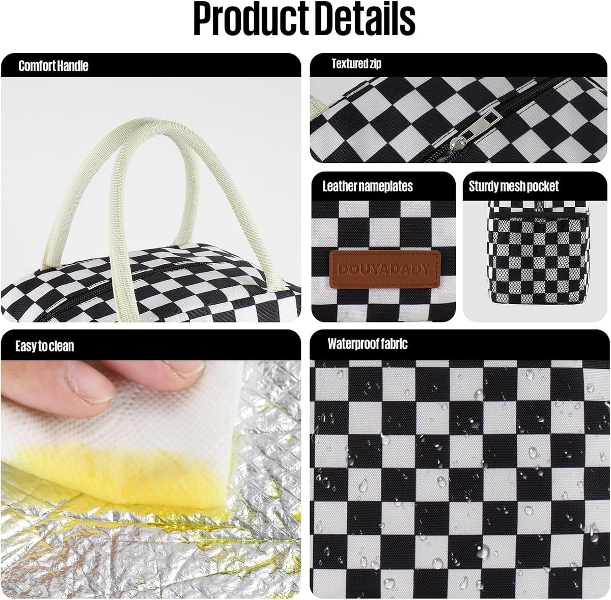 Lunch Bag&Box Women/Men Insulated&Reusable