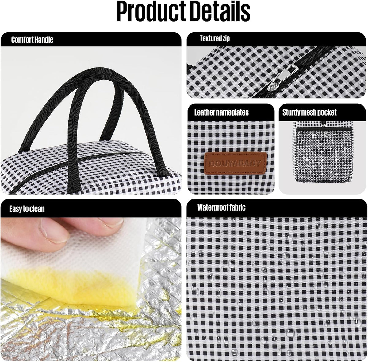 Lunch Bag&Box Women/Men Insulated&Reusable