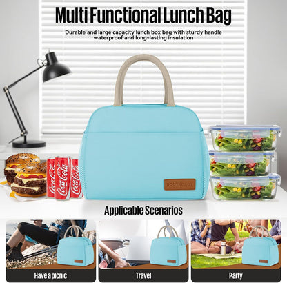 Lunch Bag&Box Women/Men Insulated&Reusable