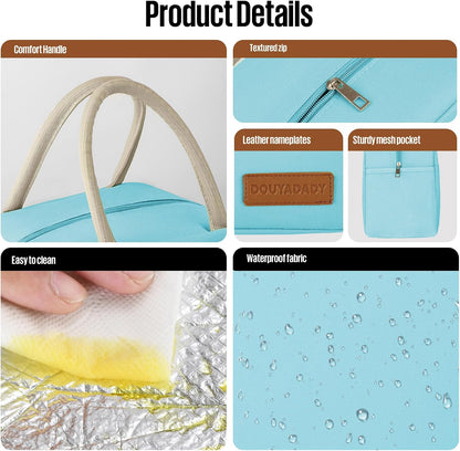 Lunch Bag&Box Women/Men Insulated&Reusable