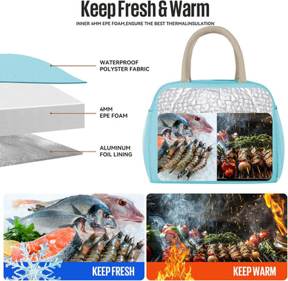 Lunch Bag&Box Women/Men Insulated&Reusable