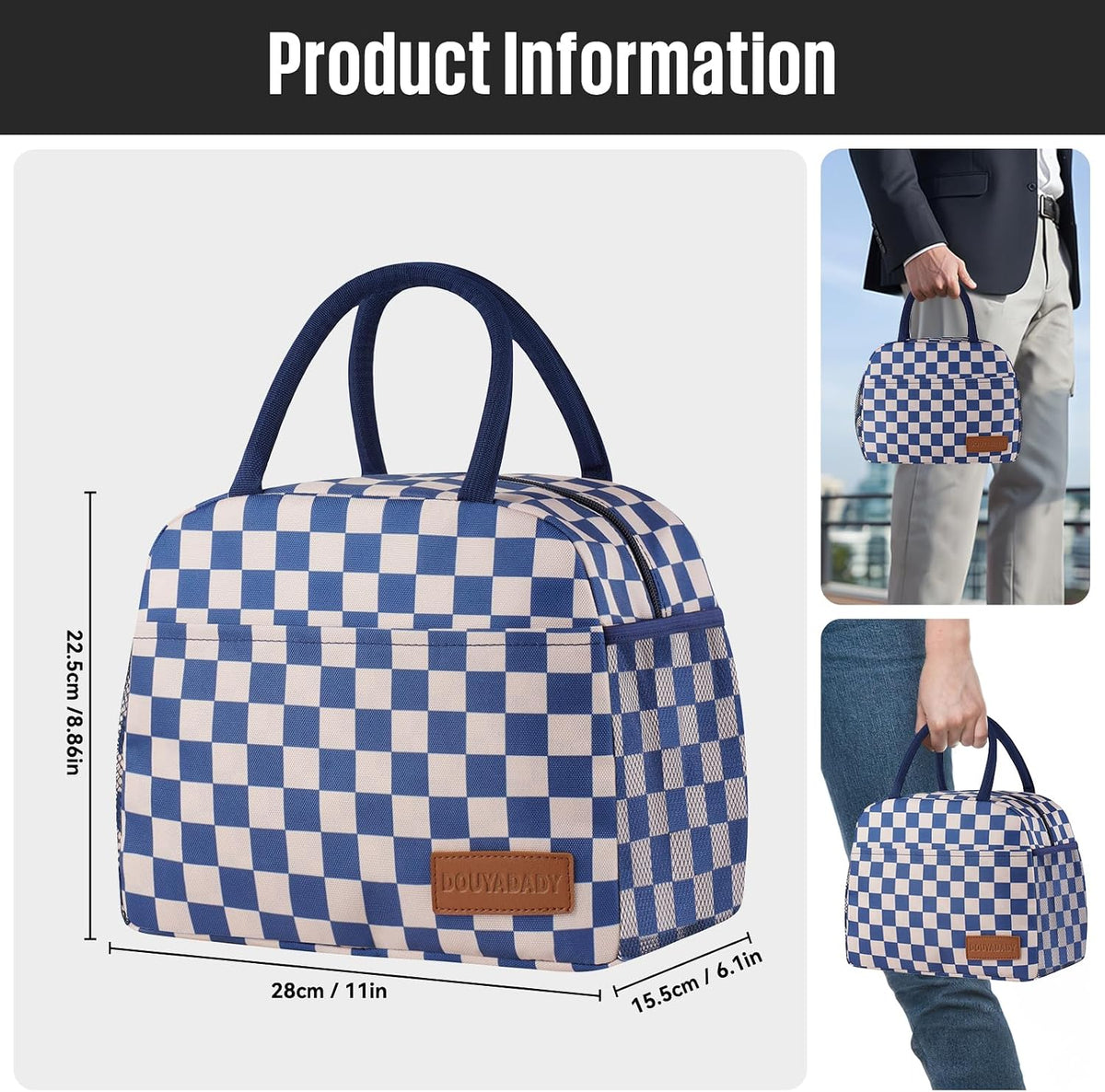 Lunch Bag&Box Women/Men Insulated&Reusable