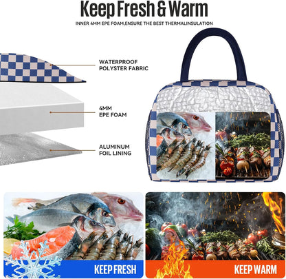 Lunch Bag&Box Women/Men Insulated&Reusable