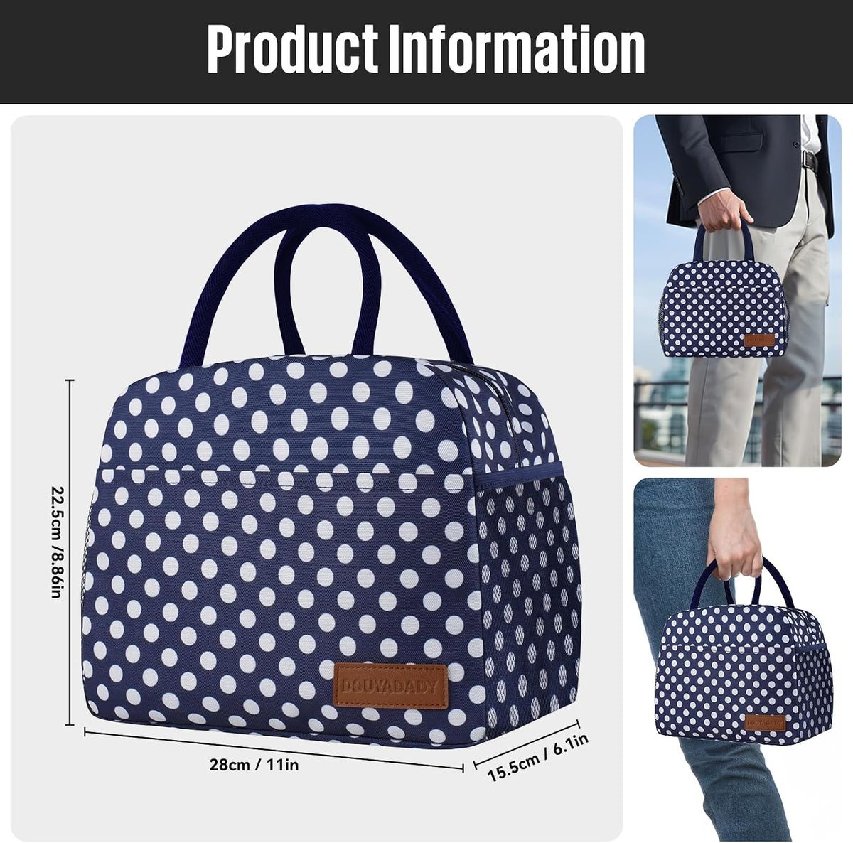 Lunch Bag&Box Women/Men Insulated&Reusable