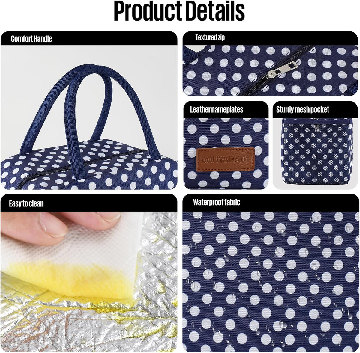 Lunch Bag&Box Women/Men Insulated&Reusable