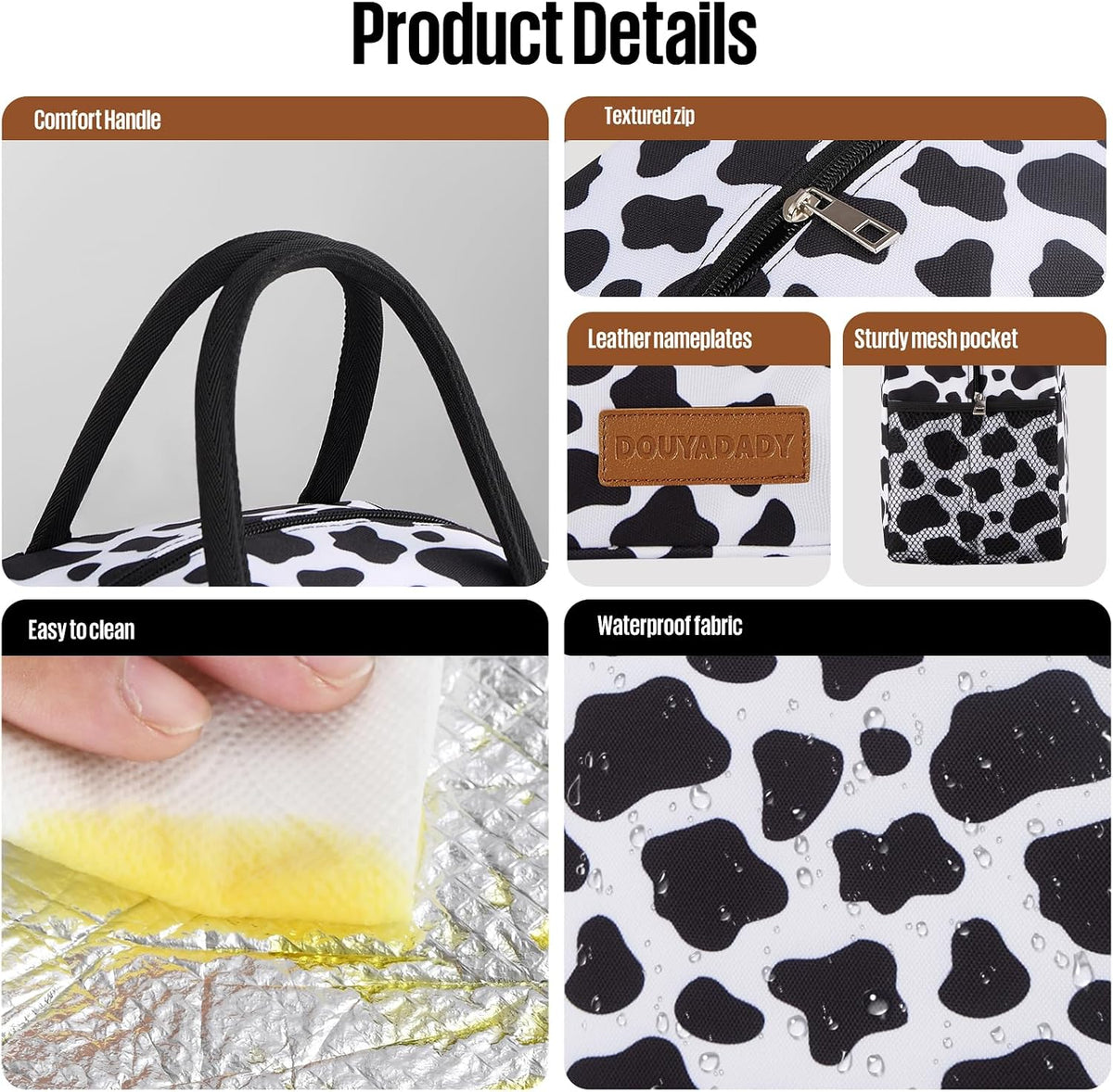 Lunch Bag&Box Women/Men Insulated&Reusable