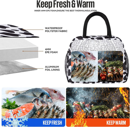 Lunch Bag&Box Women/Men Insulated&Reusable