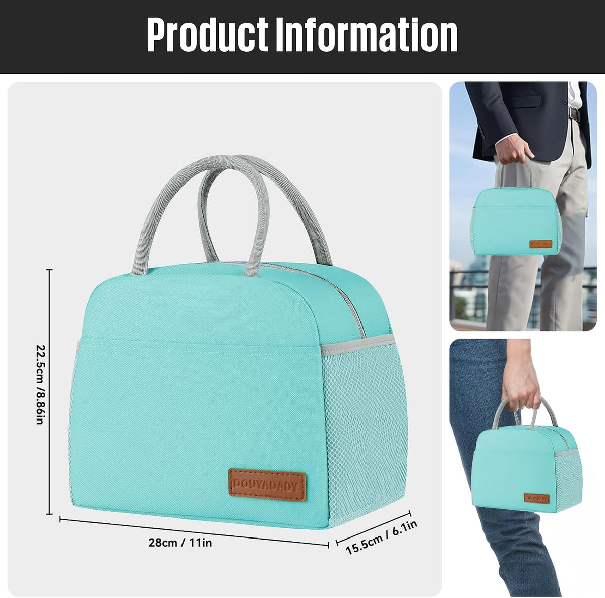 Lunch Bag&Box Women/Men Insulated&Reusable