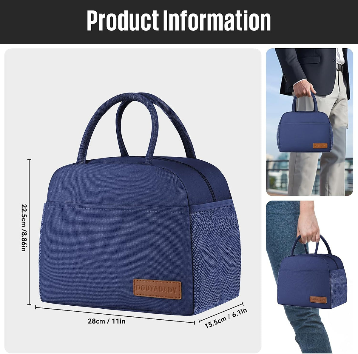 Lunch Bag&Box Women/Men Insulated&Reusable